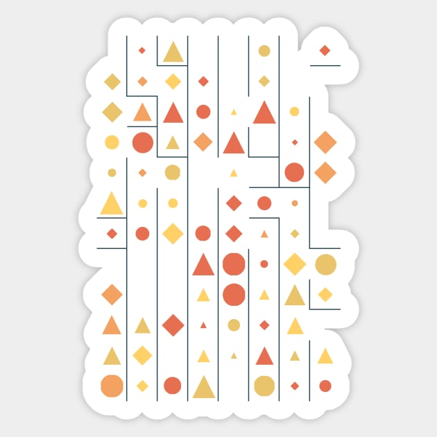 Amazing Geometric Animated Pattern #10 Sticker by Trendy-Now